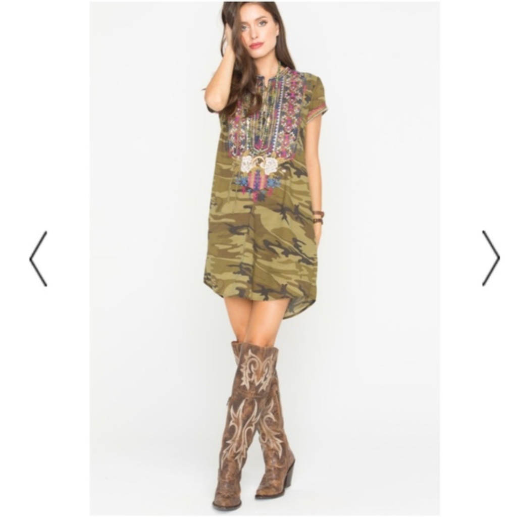Johnny Was Ronnie Lace Up Tunic Dress